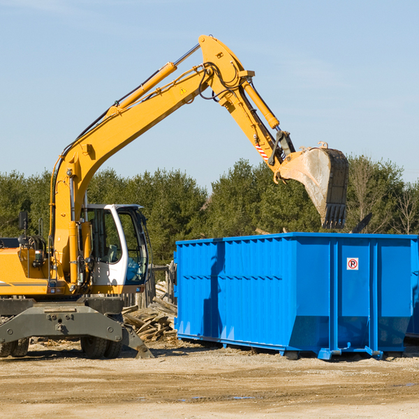 what size residential dumpster rentals are available in Springhill PA